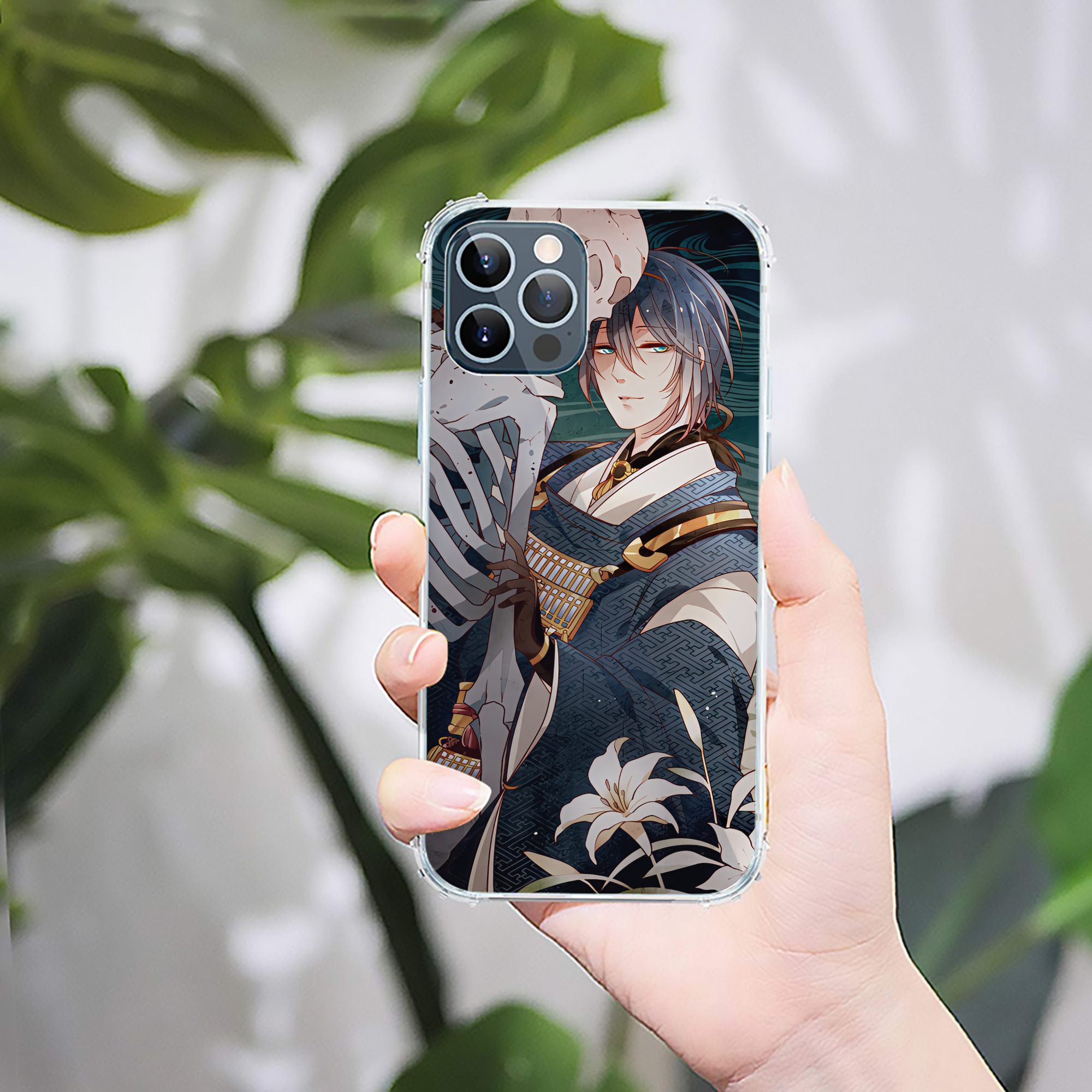 （画像用） 刀剣乱舞 Touken Ranbu 【iPhone 12シリーズ対応】透明スマホケース（クリアソフトケース）